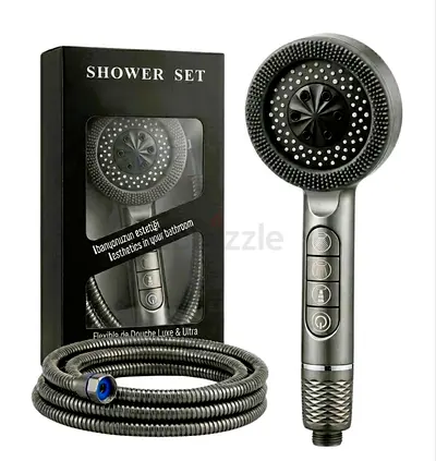 High Pressure Shower Head with Filter for Low Water Pressure - Handheld Shower Head with 4 Spray Mod