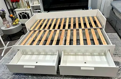 Ikea pulled out day bed with two mattress available in perfect condition