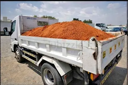 Red sand for garden