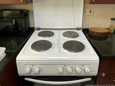 Super General Freestanding Gas Stove SGC 6041 BS - Clean, Ready for Pickup