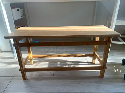 Solid Pine Wood Bench / Console Table - Simple Design