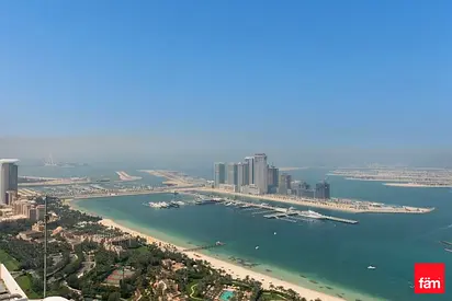 Sea and Palm View | Spacious Balcony
