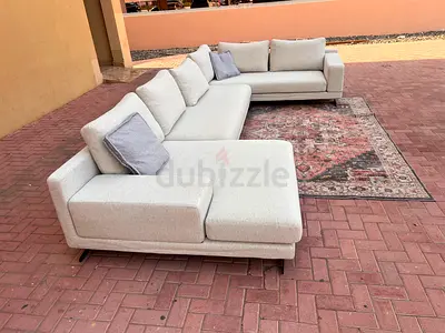 Like new Condition EBERZA u shape sofa beige