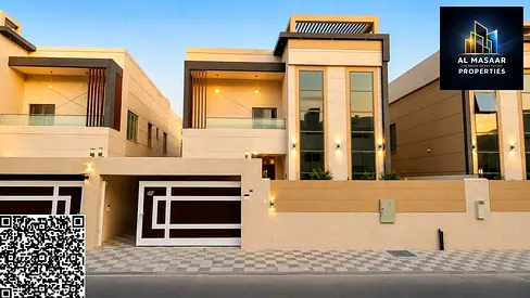 Villa for sale in one of the most prestigious locations in Ajman. Freehold ownership, includes air