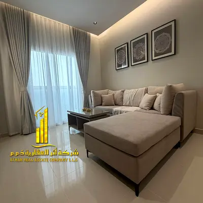 Luxurious one-bedroom apartment in Ajman - Al Jurf 3 - next to the Chinese Mall - furnished with hotel-style furniture for monthly rent