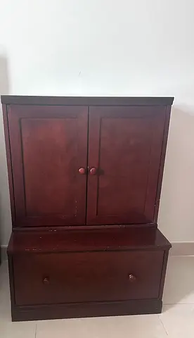Pottery barn book shelf and toy storage drawer