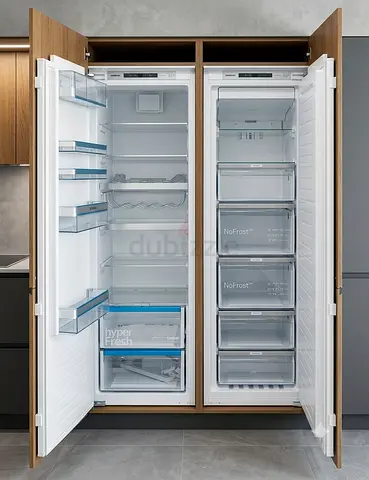 Siemens latest model separate fridge and freezer set built-in fully-integrated model