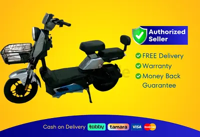 Wind Horse Electric Scooter 500W 45KM Range 40KM Speed, M6 - Grey | Brand New | Warranty | FREE De
