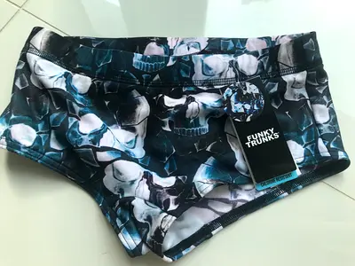 Funky Trunks men’s skull print swim brief - brand new with tag