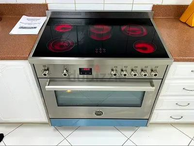 Free delivery Bertazzoni Electric Range Cooker with 5 Cooking Zones 90 cm