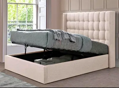King Size Brand New Fully Customisable Bedframe with Hydraulic Storage