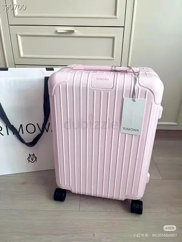 Pink Rimowa Carry-On Hard Shell Suitcase - Brand New