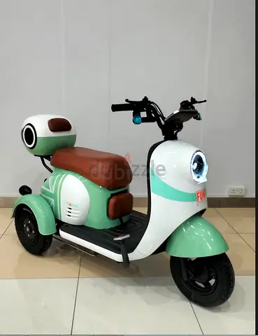 Electric tricycle wheel scooter with baby seat 48 v