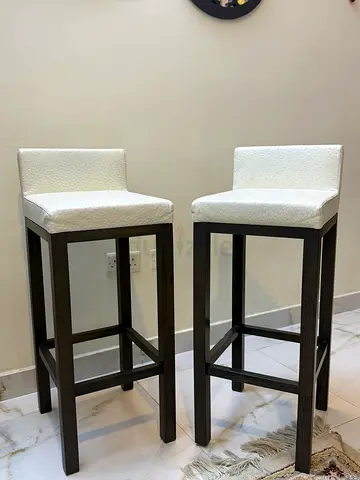 Meridiani Luxury KAGE Leather Bar Stools - Designer Italian Elegance (Set of 2)