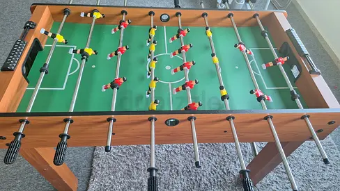 Sturdy Wooden Foosball Table - Full Size, Good Condition