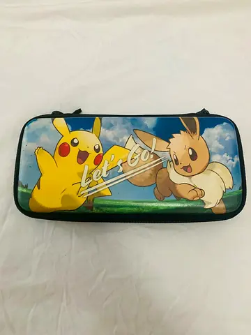Nintendo Switch Hard Carry Case with Pikachu & Eevee - Good Condition