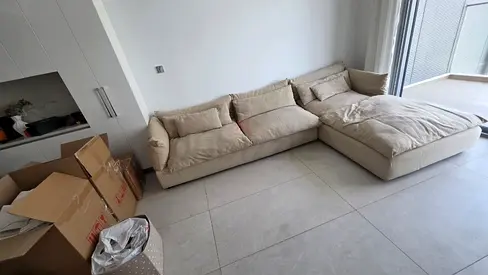 Selling __marina home Feather filled sofa