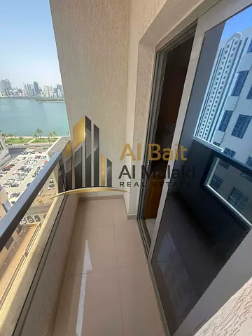 1-Bedroom Apartment with Balcony for Annual Rent in Al Majaz 3, Sharjah, Second Tenant, Open View,