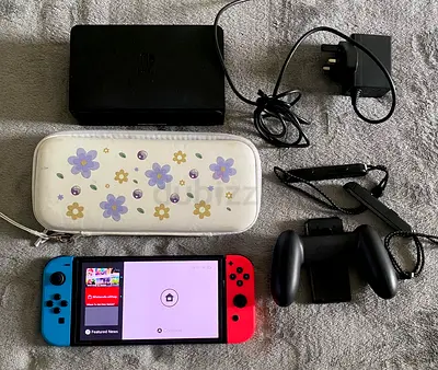 Nintendo Switch OLED with accessories (No Games)