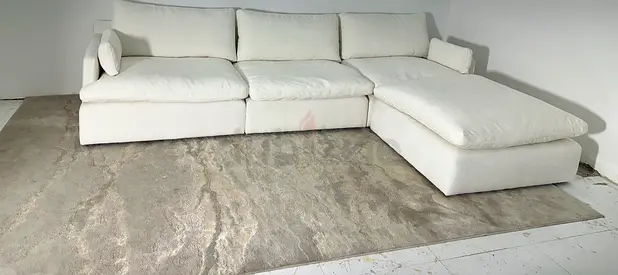 Amazing condition home centre white cloud sofa