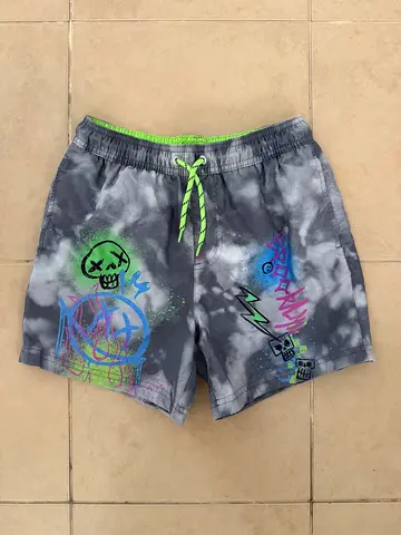 NEXT swimming trunks (graffiti) - Age 12
