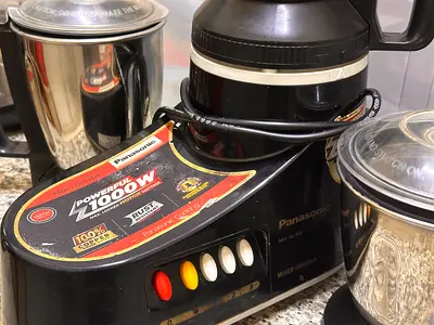Panasonic Mixer Grinder with 3 Stainless Steel Jars - Used, Excellent condition.