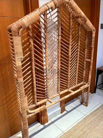 PB Natural Rattan Wicker Headboard - Double/Queen Size. New. Unused. AED 990 Only! Free Delivery!