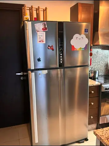 Free delivery Hitachi 2 Door Stainless Steel Refrigerator 990 Ltr capacity - Good Condition