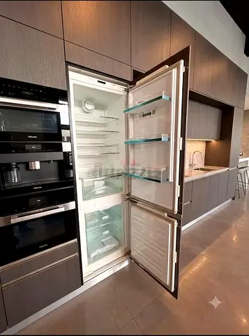 Miele latest model built-in bottom.freezer fridge fully-integrated model touch panel