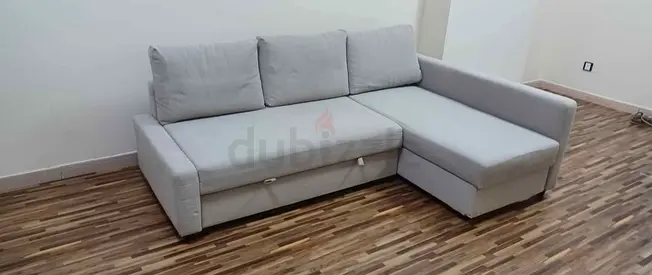 L shape sofa bed with storage Ikea model FRTITHRN