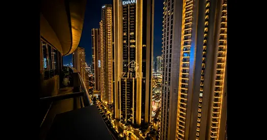 Luxury 1BR | Corner Panoramic Unit | High Floor | Opposite Dubai Mall