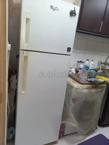 Whirlpool double-door refrigerator - good working condition