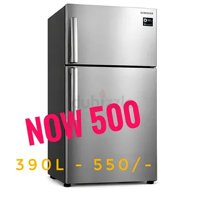 Samsung Top Freezer Refrigerator 390L - Good Condition, Selling for 500 AED