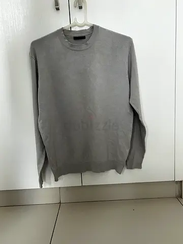 Zara knitted long sleeve crew neck t-shirt
