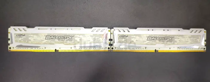 Crucial Ballistix Sport LT 2x8GB DDR4 RAM (White) — Dual Channel Kit