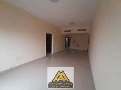 Brand-new apartment in Al Jurf 3, master bedroom, living room, 2 bathrooms, balcony, central AC, AED 35,000 in 6 installments.