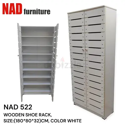 Wood 2 Door Large size Shoes wardrobe Rack