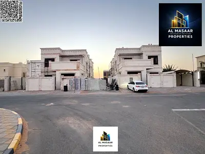 فيلا زاوية شارع و سكة السعر شامل رسوم التسجيل و التملك. خلف بوليفارد مول الزاهية طريق سمو الشيخ محمد بن زايد