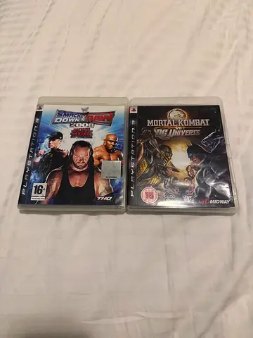 Smackdown VS Raw 2008, Mortal Kombat VS DC Universe PS3 Games