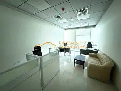 AED 45K | Fully Fitted Office | Tamani Arts Business Bay | 283 sq.ft + Parking | City View