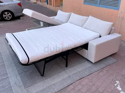 Ikea vimle L shape sofa bed Beige