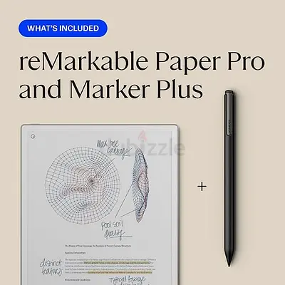 reMarkable Paper Pro BundleMarker Plus Pen with Eraser