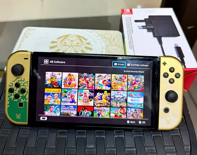switch zelda edition 25 games installed