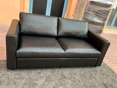 Ikea vimle two Seater Leather Sofa bed