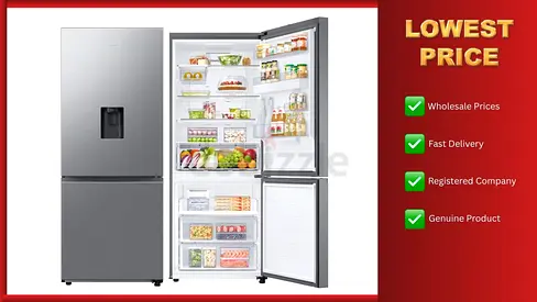 Samsung Refrigerator Bottom Mount Freezer 459L with SmartThings AI Energy Mode