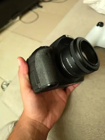 Camera Canon 650d lense 50m