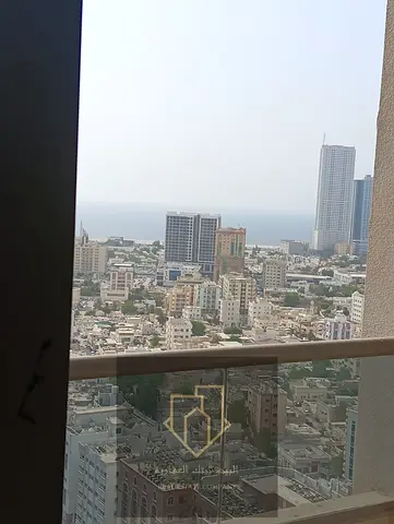 غرفتان وصالة | تكييف مجاني | باركن | اطلالة مفتوحة بالكامل شايفة البحر