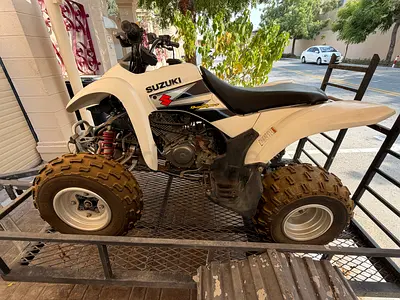 2in 1 Deal: Suzuki QuadSport Z250 — 250cc Quad Bike & Trailer rack for Sale
