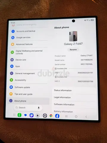 SAMSUNG GALAXY Z FOLD 7 FOR SALE.