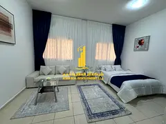 Luxury second occupied studio with separate kitchen and open view, fully furnished ✨ Ajman, Al Jur